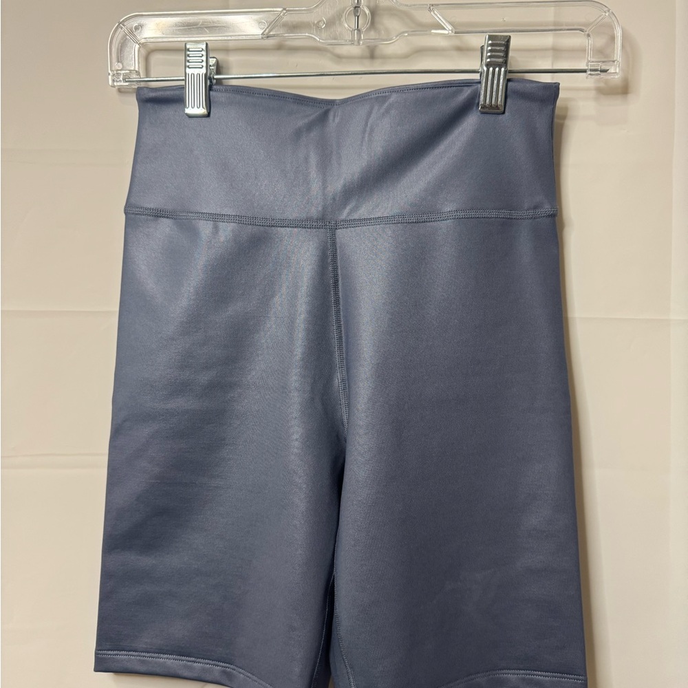 Abercrombie & Fitch Slate Blue Biker Shorts